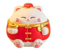 MagiDeal Tirelire en forme de chat porte-, collection de figurines en vinyle, adorable sculpture animale, objet de décoration pour le bureau ou une, Lingot de Grande Taille