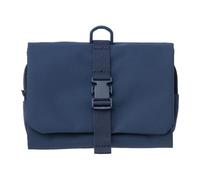 MagiDeal Trousse de maquillage de, organiseur de cosmétiques, fermeture éclair, cadeau d'extérieur, trousse de toilette, étui de maquillage pour, Bleu