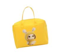 MagiDeal Trousse de Maquillage de Voyage, Sac à cosmétiques de Voyage Mignon de Dessin animé pour Les fêtes, Usage Quotidien, Camping, Lapin Jaune