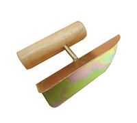 MagiDeal Truelle d'angle Finition de ciment Truelle à main de maçonnerie Outil de construction de maison Manche en bois 90 degrés à angle droit Petit outil, Coin extérieur