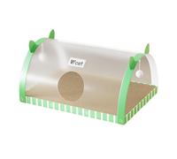 MagiDeal Tunnel pour Chat, grattoir, lit pour Chat, Assemblage Facile, Portable, Multifonctionnel, Jouet interactif pour dortoir de Chatons, Green and L
