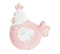 MagiDeal Vaisselle de Pâques en céramique Polyvalente Vintage, Cadeau de Table, décoration de Pâques pour Bar, réunions de Famille, Salle à Manger, dîner, fête, Assiette de Poule
