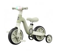 MagiDeal Vélo D Équilibre Enfant 2 en 1 Draisienne Tricycle Évolutif Structure Trois Roues pour Aide à la Tenue Cadre Moulé à Montage Facile Selle Douce