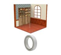 MagiDeal Vitrine d'affichage de Collection d'arrière-plan de figurines 1:12, scène de soldat, Mini modèles de poupées, voiture, véhicule, jouet de scène, Bar