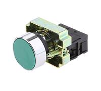 MagiDeal XB2-BA31 Bouton-poussoir Commutateur Momentané Auto-réinitialisation 1 NO N/O 22mm Vert
