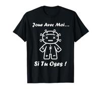 Magie Citation Halloween Humour Poupée Vaudou Joue avec Moi T-Shirt
