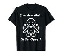 Magie Citation Halloween Humour Poupée Vaudou Joue avec Moi T-Shirt