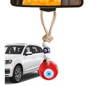 Magie de rétroviseur - Pendentif de Voiture Mauvais œil en Verre Bleu, spirituelle œil du Diable, décoration Murale décorative avec Protection Symbolique | Accessoire de décoration