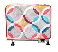 MAGIE DI CASA Couvre-trancheuse en Coton 38 x 44 x 29 cm Made in Italy (RITHMO Rouge)