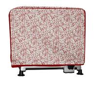 MAGIE DI CASA Housse pour trancheuse, Coton, Rouge, 38x44x29 cm