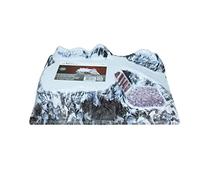Magie di Natale Base pour scène de village de Noël Mont Blanc Montagne en relief enneigé 42 cm