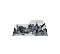 Magie di Natale Base pour scène de village de Noël montagne en relief enneigé 45 cm