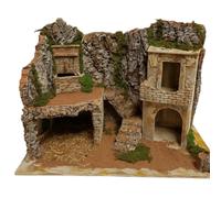 Magie di Natale Crèche avec fontaine et lumières Décoration d'intérieur h 52 cm