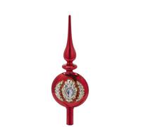 Magie di Natale Embout avec pierres précieuses pour décorations de Noël hauteur 31 cm (rouge)