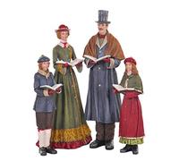 Magie di Natale Figurines Famille Chantors avec Couleurs de Noël en Polyrésine h 40 cm Histoire Dino Bianchi 2021
