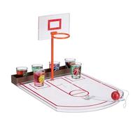 Magie di Natale Jeu de table Boisson Panier avec 6 Verres en Verre Boîte Cadeau