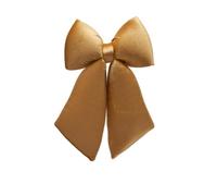 Magie di Natale Noeud en velours pour décorations de Noël de 38 cm (Or)