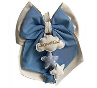 Magie di Natale Nœud naissance en coton personnalisable fait main 35 x h 40 cm Fabriqué en Italie Beige - Papier à sucre