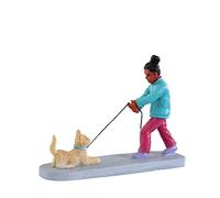 Magie di Natale Temps d'une promenade, Personnages pour Village de Noël en Résine