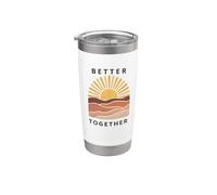 Magie du Coucher de Soleil Ensemble Gobelet isotherme en acier inoxydable double paroi
