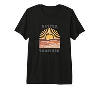 Magie du Coucher de Soleil Ensemble T-Shirt Haut de Gamme