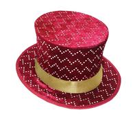 Magie Professionnelle Chapeau Claque Double Fond (Rouge)