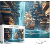 Magie Puzzle 1314 Pièces Adultes, Grand Bois Puzzle Voilier Motif Désign, 75x50cm Jigsaw Bricolage Artisanat 14 Ans Activité Familiale Emballage Cadeau pour Decoration Murale Maison Chambre, Model353