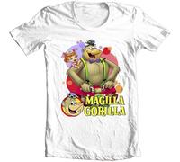 Magilla Gorilla t Shirt Saturday Morning Cartoons Adult fit Graphic Tee White XL