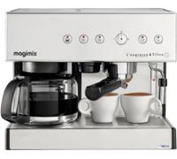 Magimix - Expresso Combiné Cafetière 11423 Auto Chrome Mat