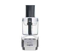 Magimix Mini Plus Zilver/Zwart Robot Culinaire 9.7 livres 400W Sécurité Verrou Acier Inoxydable Hachage Lavage à la main
