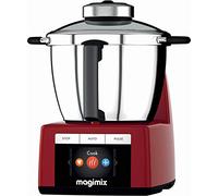 Magimix Robot Cuiseur Multifonction - Cook Expert - Bol Inox 3,5 L, Moteur Professionnel 900 W - 12 Programmes Automatiques - Rouge