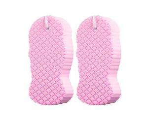 Magique Exfoliante Bain Éponge, 2PCS Ultra Douce Corps Éponge Bain, Réutilisable Élimine Peaux Mortes Exfoliante Éponges Pour Corps, Nettoyage Profondeur Douche Bains Corp Exfoliantes Éponges Brosse