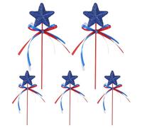 magique féerique - Bâton étoile scintillant, ensemble fantastique de 5 pièces, jouet de costume pour filles, accessoire imaginatif étincelant | Parfait pour un déguisement de cosplay, pour un