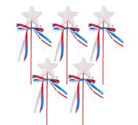 magique féerique - Bâton étoile scintillant, ensemble fantastique de 5 pièces, jouet de costume pour filles, accessoire imaginatif étincelant | Parfait pour un déguisement de cosplay, pour un