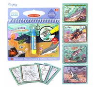 Magique Peinture A L'eau Graffiti Livre Reutilisable Couleur Animaux Graphiques Cognitif Education Papier Art Dessin Jouet, Animaux De L'ocean