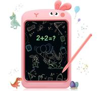 Magique Pour 3 4 5 6+ ans Garçons Filles Tablette Dessin Enfant 8,5 pouces Lcd Tablette D'écriture Colorée Tableau Magique Jouets pour Dinosaures pour Cadeaux D'anniversaire de Noël Rose