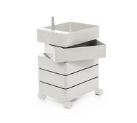 MAGIS 360° meuble avec 5 tiroirs (Blanc - ABS poli / Aluminium)