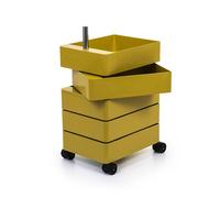 MAGIS 360° meuble avec 5 tiroirs (Jaune - ABS poli / Aluminium)