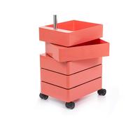 MAGIS 360° meuble avec 5 tiroirs (Rose - ABS poli / Aluminium)