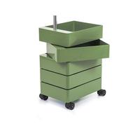 MAGIS 360° meuble avec 5 tiroirs (Vert - ABS poli / Aluminium)