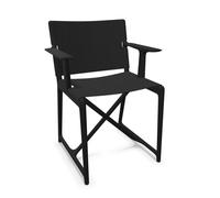 MAGIS chaise pour l'extérieur STANLEY (Noir - Polypropylène et tissu Thinny New York)