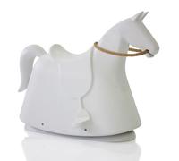 MAGIS cheval à bascule pour enfants ROCKY (Blanc - Polyéthylène)