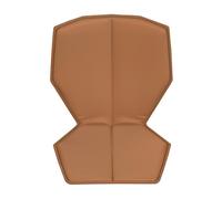Magis Coussinerie assise et dossier Chair One cuir marron LxP 75x41cm