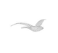 Magis Me Too Sculpture Oiseau, Gris - Taille M - 46 x 70 x 10 cm