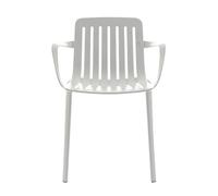 MAGIS set de 2 chaises avec accoundoirs PLATO (Blanc - Aluminium verni)