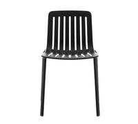 MAGIS set de 2 chaises sans accoundoirs PLATO (Noir - Aluminium verni)