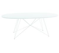 Magis Table XZ3 - MDF blanc - blanc laqué - oval