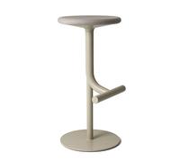MAGIS tabouret pivotant à hauteur variable TIBU avec assise rembourré (Beige - Acciaio verniciato, poliuretano e tessuto)