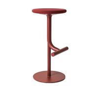 MAGIS tabouret pivotant à hauteur variable TIBU avec assise rembourré (Bordeaux - Acier peint, polyuréthane et tissu)