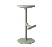 MAGIS tabouret pivotant à hauteur variable TIBU avec assise rembourré (Vert clair - Acciaio verniciato, poliuretano e tessuto)